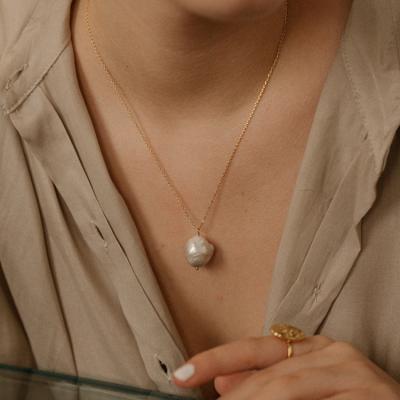 China 2021 fashion casual/sports popular China pearl pendant necklace for sale