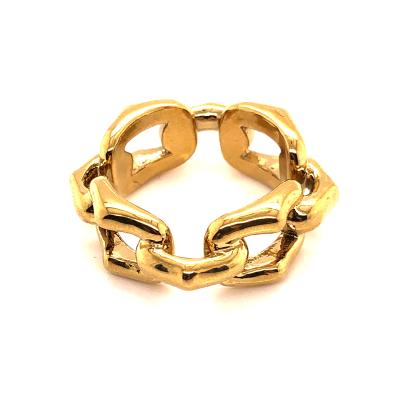 China Who respects the environment; 2021 new design nickel free good looking link chian ring with good price for sale