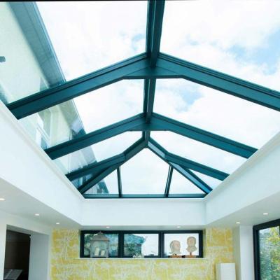 China Hot Sale Modern Tempered Double Bullet Proof Glass Curved Glass Skylight for sale