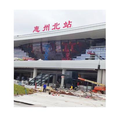 China High Quality Custom Yard Security Toughened Double Curved Glass Balustrade for sale