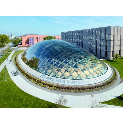 China Factory 4mm-10mm Modern Glass Reflective Architectural Tempered Curved Glass For Curtain Wall for sale