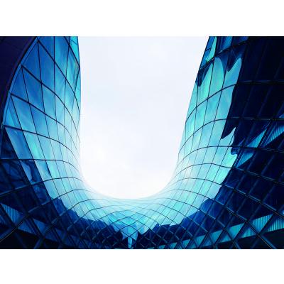 China High quality custom exterior warm curved glass from modern glass manufacturer for sale