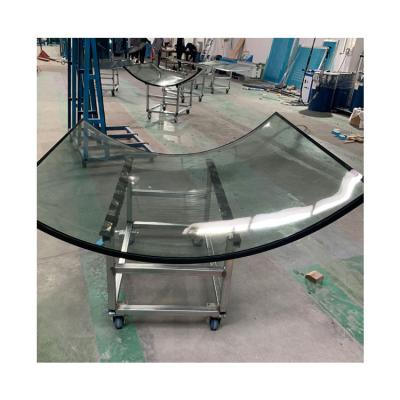 China High quality bedroom energy saving soundproof tempered curved cavity insulated glass for curtain wall for sale