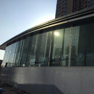 China Exterior low-e window 12mm tempered triple insulated glass double glazing IGU facade panel price for sale