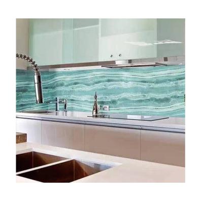 China 4-19mm Customized Modern Decorative Picture Digital Printing Glass For Kitchen Claddings for sale