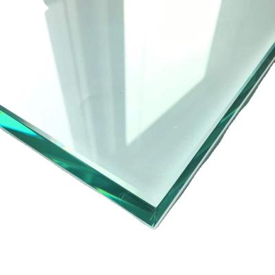 China Guangdong 6mm 8mm 10mm yard clear 12mm thick tempered frameless balcony glass panels for sale