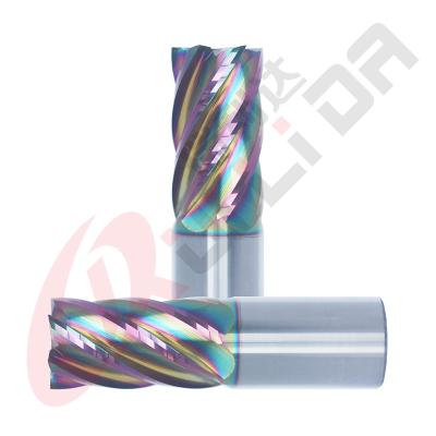 Chine Fraise en bout en aluminium de 6 cannelures DLC enduisant 25mm 1