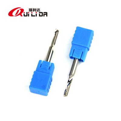 China solo molino de extremo de la flauta 1f para el carburo de acrílico de madera plástico de aluminio 1/4 pulgada 6m m en venta