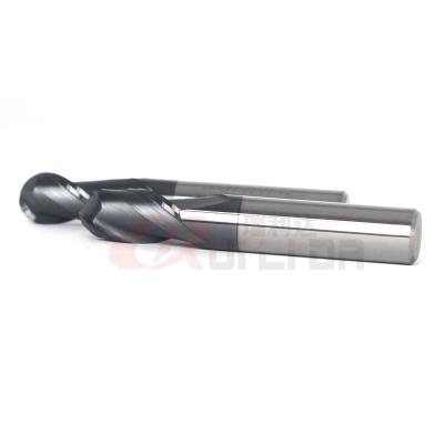 Chine extrémité sphérique Mills For Steel Two Flutes de nez de boule de 12mm 24mm à vendre