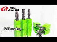 2 Flute End Mill For Stainless Steel Tatinium Cutting End Mills