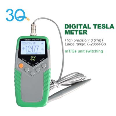 China 3Q best teslameter gauss meter handheld gaussmeter Home Depot 160mmX 80mmX32mm (LXWXH) for sale