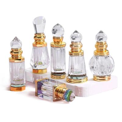 China Factory direct luxury new 6ml empty perfume refill crystal perfume bottle for sale