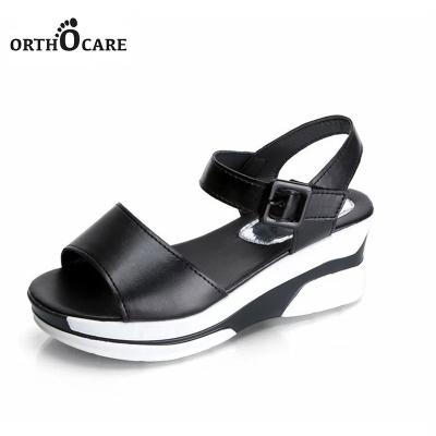 China 2022 new styles fashion sale ladies summer casual elegant cheap hot style open shoes stretching women's platform sandals for sale