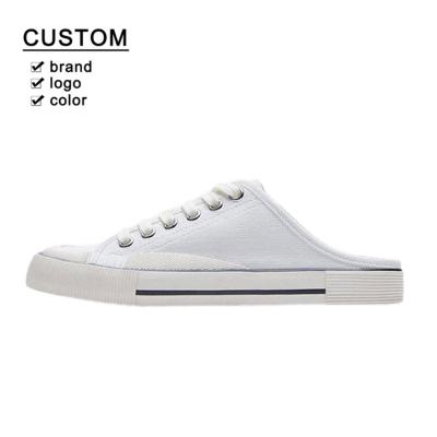 China Fashion Trend Low Carry Womens Fashion Classic Canvas Sneakers Custom Logo Womens Walking Rubber Canvas Shoes for sale