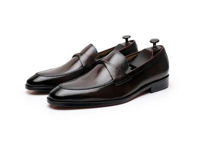 China 2022 breathable new fashion slip on men's stylish shoes Oxfords fashion business dress classic leather suits shoes for sale