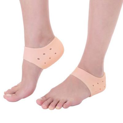 China Prevent Dry Skin Silicone Heel Protector Protective Sleeve Heel Tooth Pads For Plantar Fasciitis Relief for sale