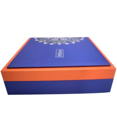 China Recycled Materials Recycled Materials Wholesale Factory Price With Flower Rose Perfume Packaging Rectangle Gift Box for sale