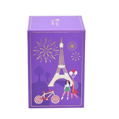 China Recyclable Recyclable Gift Box Wrapping Exquisitely Girly Glowing Birthday Gift Heart Announcement Box Gift Baskets Packaging for sale