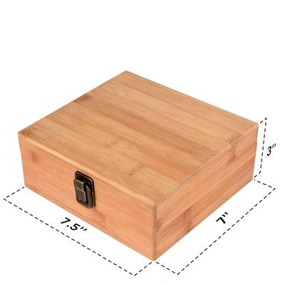 China OEM Handmade Small Bamboo Stash Box for sale