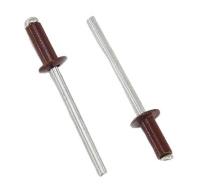 China Marine or DIN7337 Construction Aluminum Blind Rivet / Standard Steel, with Painted Head for sale