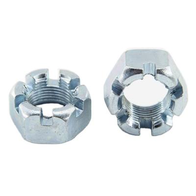 China General Industry High Quantity Galvanized DIN935 Hex Slotted And Castle Nuts for sale