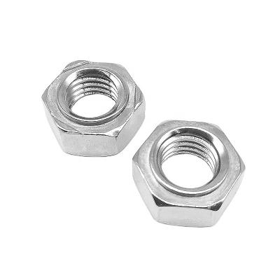 China Custom Heavy Industry Hex Nuts Factory Price Carbon Steel Stainless Steel Hex Spot Welding DIN929 Weld Nut for sale