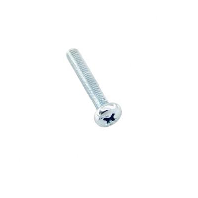 China Pan Hot Pin Stainless Steel Ball Head Bolts Truss Head DIN967 Cross Recessed Machine Screw for sale