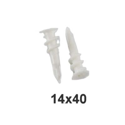 China Good quality nylon popular white color plastic anchor pa66 easier driving anchor for sale