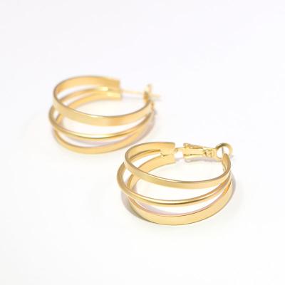 China Wholesale Fashion Inspired Earrings Gold Designer Earrings Trendy Safe And Statement Earrings for sale