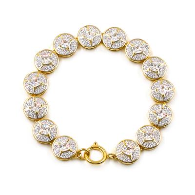 China Fashionable Wholesale Hot Selling Gold Plated Link Chain Bracelet for sale