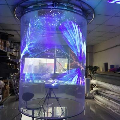 China Soft Technology 3D Holographic Display Mesh Holographic Projection for sale