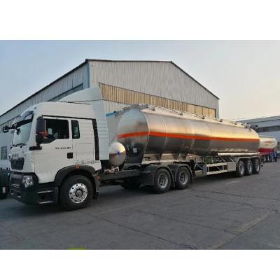 China Aluminum truck trailer tanker trailer gas storage tank semi trailer for sale for sale