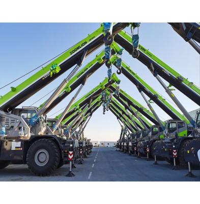 China CRANE TRUCK Heavy Duty Driven Crane Trucks RT60 Rough Terrain Crane Heavy Lifting Machinery for sale