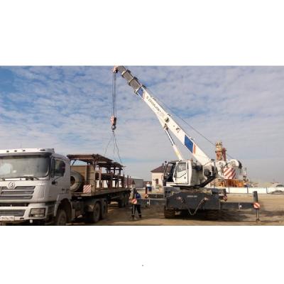 China CRANE Hydraulic Boom Crane Trucks RT55 Telescopic Crane Trucks Car Lifting Machinery for sale