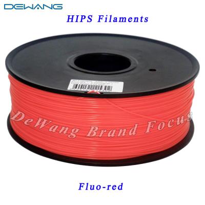 China Fluo - rode HEUPEN 3D Gloeidraad 1KG 2.2lbs met Spoel voor Automobiel, Elektronisch Gebied Te koop