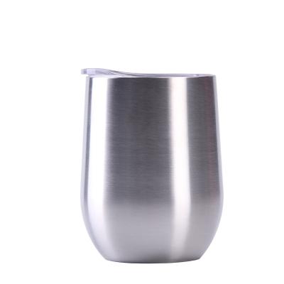 China WITH LID wholesale and retail can be customized 304 stainless steel material can insert straw with lid plastic coffee drink cup cold beer for sale