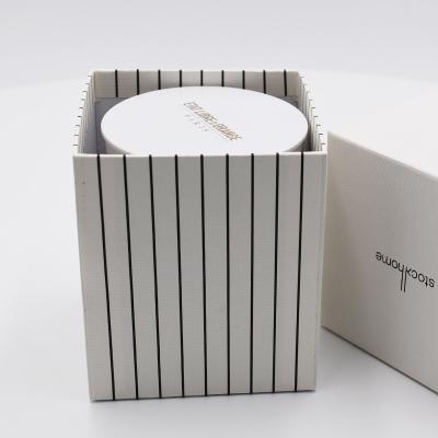 China Handmade aromatherapy gift box luxury candle box color printing glass packaging essential oil factory customized for sale