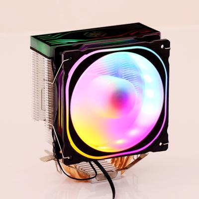 China DC 12V RGB Industrial Fan Combination Cooling CPU CPU Cooling Industrial RGB Fan Computer CPU Cooler PC RGB Fan for sale