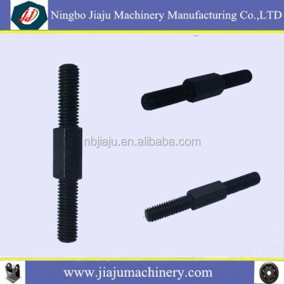 China Ningbo Jiaju Black Hex Bolt And Nut Double End Studs Bolt Finished Double Sided Screw Bolt Double Screw Bolt for sale