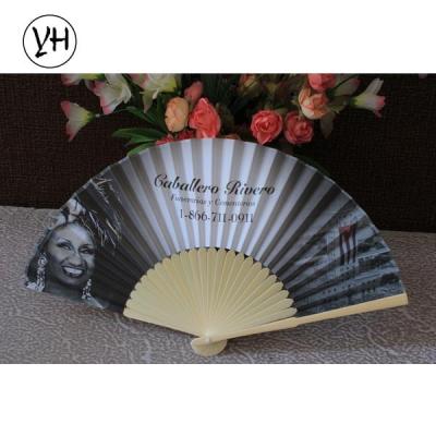 China Europe Hand Fans Custom Printed for sale