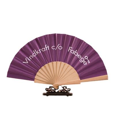 China Europe Promotional Custom Folding Wooden Hand Fan for sale