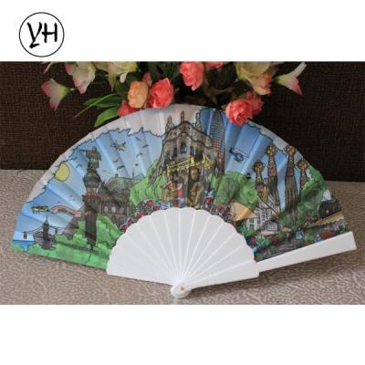 China Europe Promotion Spanish Plastic Fan For Gift for sale