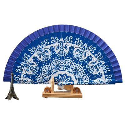 China Hand painted Spanish wooden fan from Europe for sale