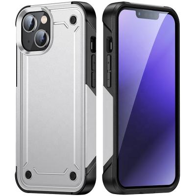 China Hot Selling Shockproof Sublimation Radio Charging Dual Protection TPU Soft Hard PC Phone Case For iPhone 14 Charging Case for sale