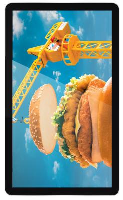 中国 32'' Network Digital Menu Boards Vertical Mounting With Anti-reflect Glass 販売のため