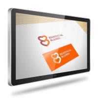 China FHD 70 Inch High Brightness Display 1920x1080 Commercial Kiosk for sale