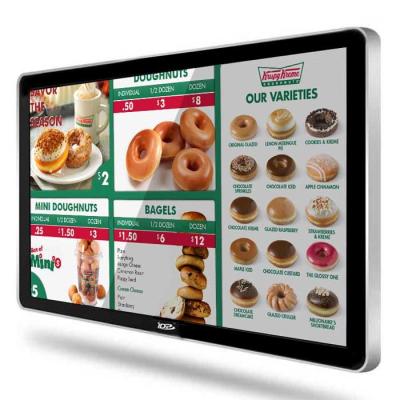 China IDP Electronics Co., Ltd VGA AV 55 Inch Digital Signage Display Hamburg KFC Digital Menu Board for sale