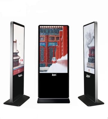 China Touch Screen Boden-Stand-digitale Beschilderung 55 Zoll für Krankenhaus-Bibliotheks-Kino zu verkaufen