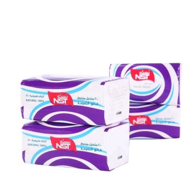 China Soft White Facial Tissue Soft Pack Factory Best Quality 43800 Packs(876 Cases) for sale