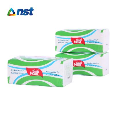 China Chinese Soft Pack Supplier Wholesale 2 Ply Soft Facial Tissue Paper for sale